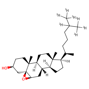 cholestanol, 5ß,6ß-epoxy-d7,CAS No. 127684-06-4.