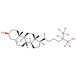 25,26,26,26,27,27-hexadeuterocholest-5-ene-3ß,27-diol,CAS No. 1246302-95-3.