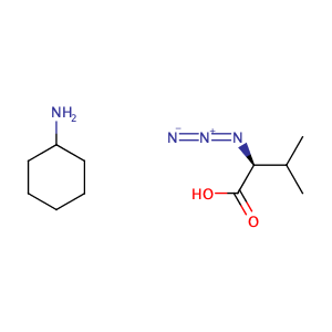 (2S)-2-azido-3-methyl-Butanoic acid compd. with cyclohexanamine (1:1),CAS No. 1217462-63-9.