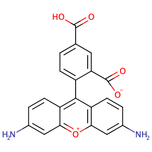 3,6-diamino-9-(2,4-dicarboxyphenyl)-Xanthylium inner salt,CAS No. 116763-35-0.