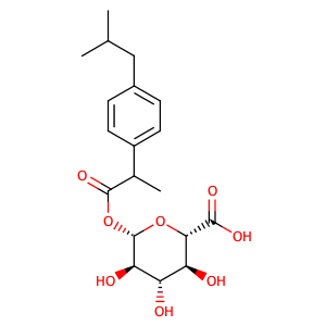β-D-Glucopyranuronic acid, 1-[α-methyl-4-(2-methylpropyl)benzeneacetate],CAS No. 115075-59-7.