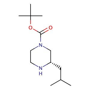 (3S)-3-(2-methylpropyl)-1-Piperazinecarboxylic acid 1,1-dimethylethyl ester,CAS No. 928025-62-1.