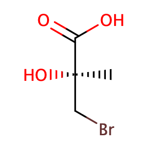 (2S)-3-bromo-2-hydroxy-2-methyl-Propanoic acid,CAS No. 106089-20-7.