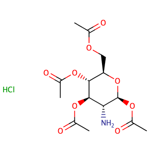2-amino-2-deoxy-β-D-Glucopyranose 1,3,4,6-tetraacetate, hydrochloride (1:1),CAS No. 10034-20-5.