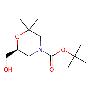 (R)-TERT-BUTYL 6-(HYDROXYMETHYL)-2,2-DIMETHYLMORPHOLINE-4-CARBOXYLATE,CAS No. 1416444-68-2.