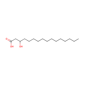 3-hydroxy-Hexadecanoic acid,CAS No. 2398-34-7.