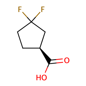 (1S)-3,3-difluorocyclopentane-1-carboxylic acid,CAS No. 1408057-45-3.
