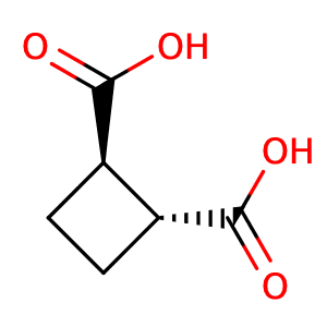 (1R,2R)-1,2-Cyclobutanedicarboxylic acid,CAS No. 17224-72-5.