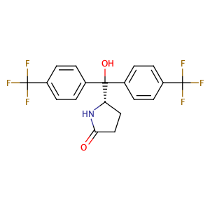 (5S)-5-[hydroxybis[4-(trifluoromethyl)phenyl]methyl]-2-Pyrrolidinone,CAS No. 799767-36-5.