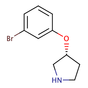 (R)-3-(3-Bromo-phenoxy)-pyrrolidine,CAS No. 1187927-52-1.