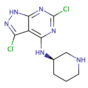 (R)-3,6-dichloro-N-(piperidin-3-yl)-1H-pyrazolo[3,4-d]pyrimidin-4-amine,CAS No. .