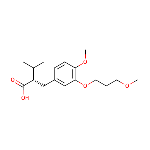 (αS)-4-methoxy-3-(3-methoxypropoxy)-α-(1-methylethyl)-Benzenepropanoic acid,CAS No. 173433-57-3.