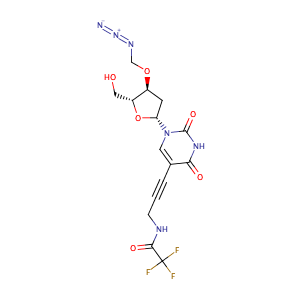 3'-O-(azidomethyl)-2'-deoxy-5-[3-[(trifluoroacetyl)amino]-1-propyn-1-yl]-Uridine,CAS No. 666847-56-9.
