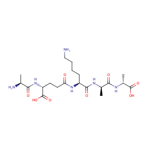 L-alanyl-D-γ-glutamyl-L-lysyl-D-alanyl-D-Alanine,CAS No. 2614-55-3.