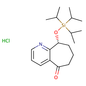 (R)-9-((triisopropylsilyl)oxy)-6,7,8,9-tetrahydro-5H-cyclohepta[b]pyridin-5-one hydrochloride,CAS No. 1190363-45-1.