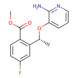 methyl(R)-2-(1-((2-aminopyridin-3-yl)oxy)ethyl)-4-fluorobenzoate,CAS No. 1454847-99-4.