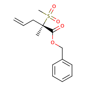 benzyl (R)-2-methyl-2-(methylsulfonyl)pent-4-enoate,CAS No. 1821022-18-7.
