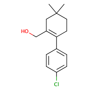 (2-(4-chlorophenyl)-5,5-dimethylcyclohex-1-en-1-yl)-methanol,CAS No. 1027345-21-6.