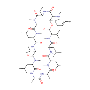 Iso Cyclosporin H,CAS No. 83602-43-1.
