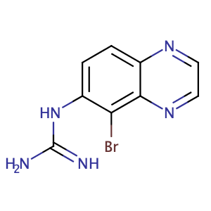 N-(5-bromoquinoxalin-6-yl)guanidine,CAS No. 168329-48-4.