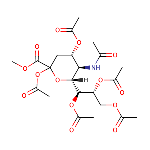 N-Acetylneuraminic Acid methyl ester, peracetate,CAS No. 73208-82-9.