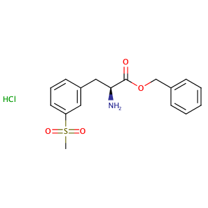 benzyl (2S)-2-amino-3-(3-methanesulfonylphenyl)propanoate hydrochloride,CAS No. 1194550-59-8.