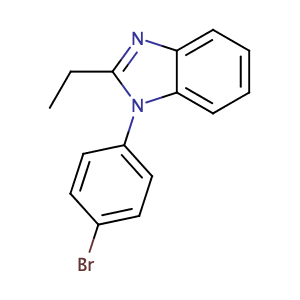 1-(4-bromophenyl)-2-ethyl-1H-Benzimidazole,,CAS No. 97870-64-9.