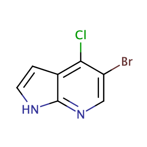 5-Bromo-4-chloro-1H-pyrrolo[2,3-b]pyridine,CAS No. 876343-82-7.