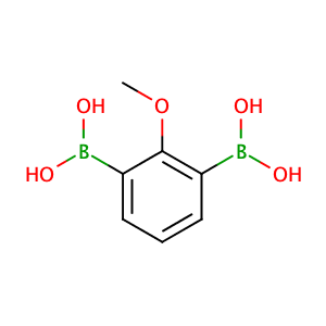 B,B'-(2-methoxy-1,3-phenylene)bis-Boronic acid,CAS No. 1100746-83-5.