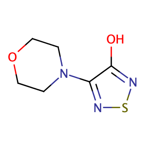 4-MORPHOLIN-4-YL-1,2,5-THIADIAZOL-3-OL,CAS No. 30165-97-0.