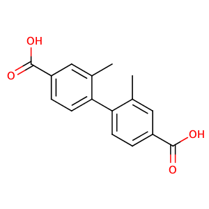 2,2'-dimethyl-4,4'-biphenyldicarboxylic acid,CAS No. 117490-52-5.