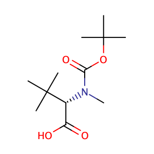 (S)-2-((tert-butoxycarbonyl)(methyl)amino)-3,3-dimethylbutanoic acid,CAS No. 136092-79-0.