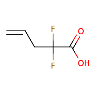 2,2-difluoropent-4-enoicacid,CAS No. 55039-89-9.