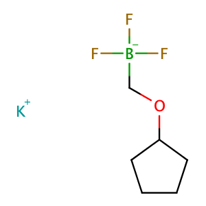 potassium [(cyclopentyloxy)methyl]trifluoroboranuide,CAS No. 1027642-31-4.