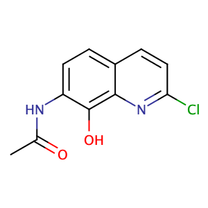 7-acetamido-2-chloro-8-hydroxyquinoline,CAS No. 1432063-16-5.