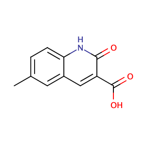 1,2-dihydro-2-oxo-6-methylquinoline-3-carboxylic acid,CAS No. 86209-37-2.