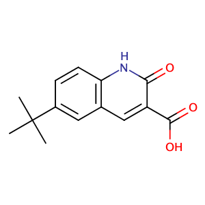 6-(1,1-dimethylethyl)-1,2-dihydro-2-oxo-3-Quinolinecarboxylic acid,CAS No. 938283-53-5.