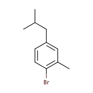 1-bromo-2-methyl-4-(2-methylpropyl)benzene,CAS No. 73206-52-7.