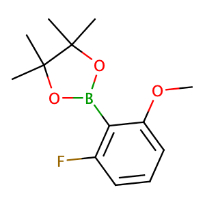 2-(2-fluoro-6-methoxyphenyl)-4,4,5,5-tetramethyl-1,3,2-dioxaborolane,CAS No. 1599432-41-3.