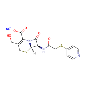 Desacetyl Cephapirin SodiuM Salt,CAS No. 104557-24-6.