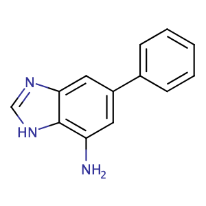 5-phenyl-1H-1,3-benzodiazol-7-amine,CAS No. 445012-63-5.