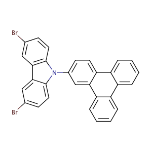 3,6-dibromo-9-(2-triphenylenyl)-9H-Carbazole,CAS No. 1351870-16-0.