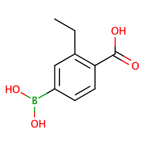 4-(dihydroxyboranyl)-2-ethylbenzoic acid,CAS No. 851335-16-5.