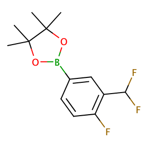 2-[3-(difluoromethyl)-4-fluorophenyl]-4,4,5,5-tetramethyl-1,3,2-dioxaborolane,CAS No. 445303-65-1.