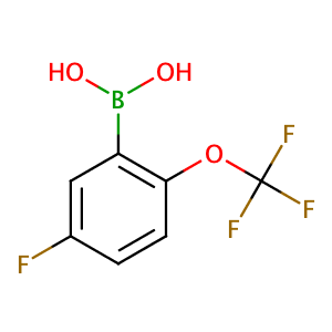 [5-fluoro-2-(trifluoromethoxy)phenyl]boronic acid,CAS No. 866633-26-3.