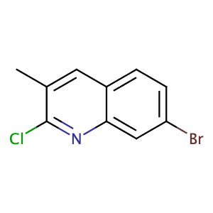 7-bromo-2-chloro-3-methylquinoline,CAS No. 132118-47-9.