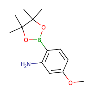 5-methoxy-2-(4,4,5,5-tetramethyl-1,3,2-dioxaborolan-2-yl)aniline,CAS No. 1310404-85-3.