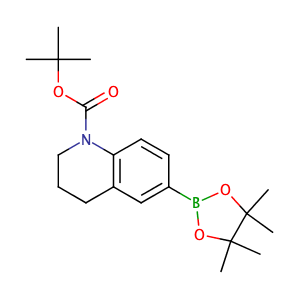tert-butyl 6-(4,4,5,5-tetramethyl-1,3,2-dioxaborolan-2-yl)-1,2,3,4-tetrahydroquinoline-1-carboxylate,CAS No. 1912446-60-6.