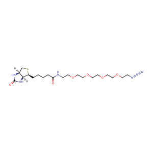 Biotin-PEG4-azido,CAS No. 1309649-57-7.