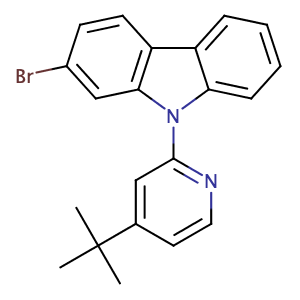 2-bromo-9-[4-(1,1-dimethylethyl)-2-pyridinyl]-9H-Carbazole,CAS No. 1700619-30-2.